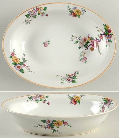 BER84 10" Oval Vegetable Bowl