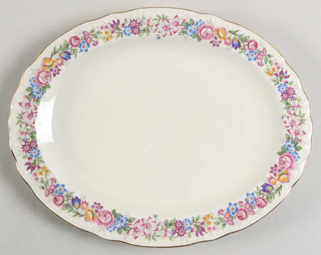 BER86 11" Oval Serving Platter