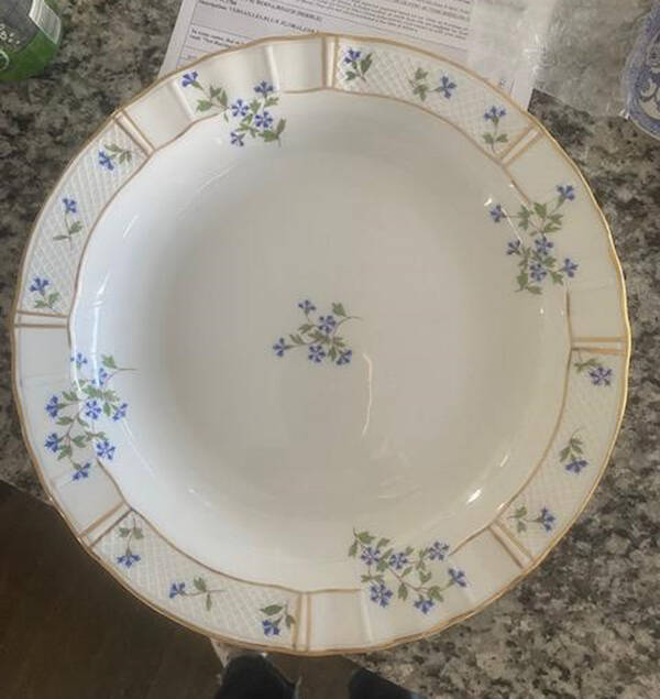 Bleuets 12" Chop Plate (Round Platter)