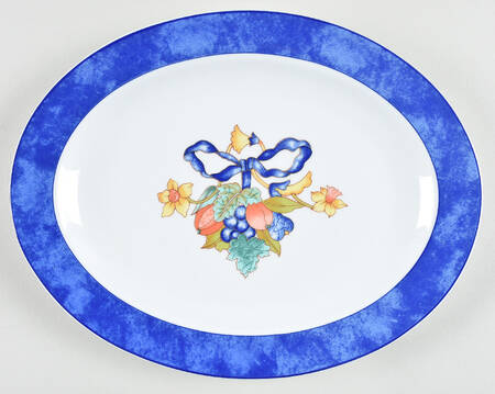 Borghese 11" Oval Serving Platter by Bernardaud