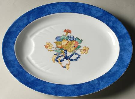 Borghese 16" Oval Serving Platter by Bernardaud