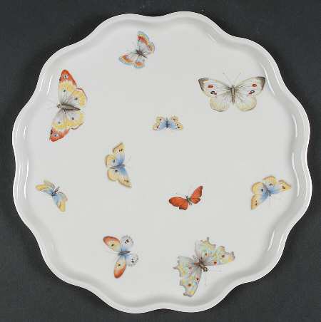 Butterfly (Smooth) 9" Scalloped Tray