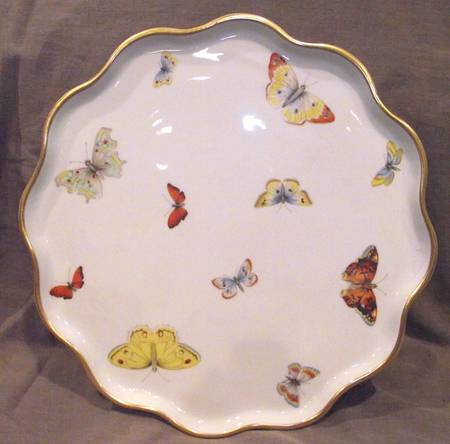 Butterfly (Smooth) Scalloped Tray