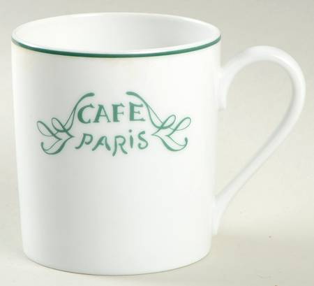 Cafe Paris Green Mug