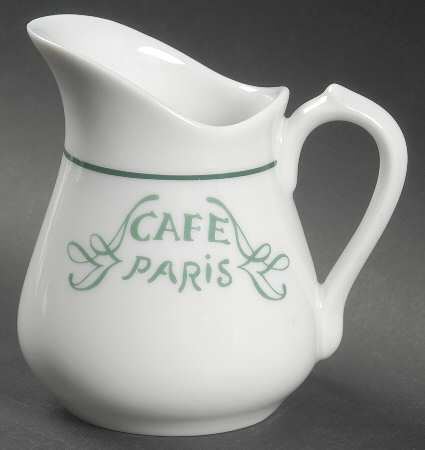 Cafe Paris Green Creamer