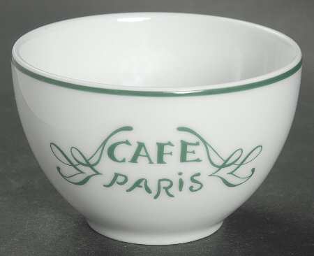 Cafe Paris Green Sugar Bowl No Lid