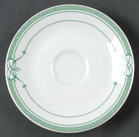Cafe Paris Green Saucer for Demitasse Cup
