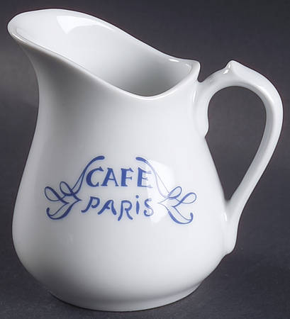 Cafe Paris Blue Creamer