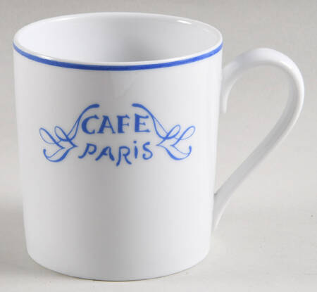 Cafe Paris Blue Mug