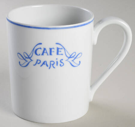 Cafe Paris Blue Mug