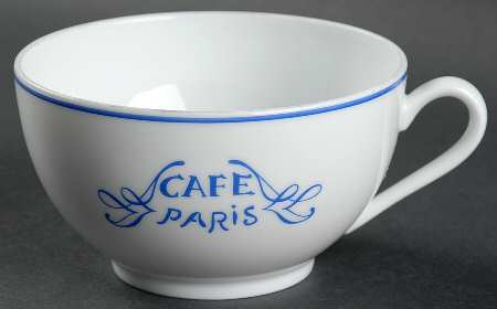 Cafe Paris Blue Jumbo Cup