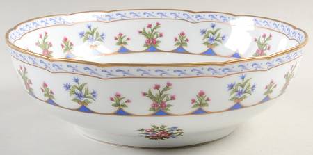 Chateaubriand Blue 10" Large Salad Serving Bowl