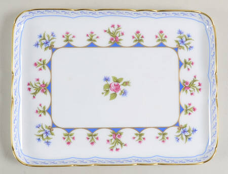 Chateaubriand Blue Rectangular Tray