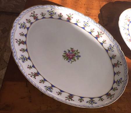 Chateaubriand Blue 15" Chop Plate (Round Platter)