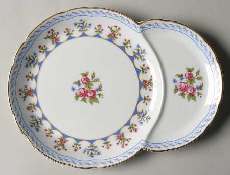 Chateaubriand Blue Individual Berry Set, Tray Only