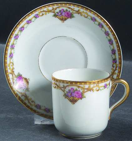 Chamberry Flat Demitasse Cup & Saucer Set
