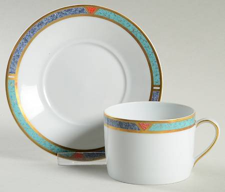 Champs Elysees Flat Cup & Saucer Set