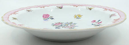 Compagnie Des Indes Red Deep Round Platter