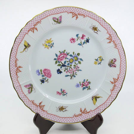 Compagnie Des Indes Red Luncheon Plate