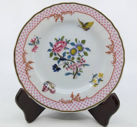 Compagnie Des Indes Red Bread & Butter Plate