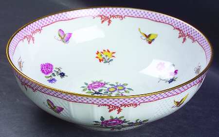 Compagnie Des Indes Red 9" Salad Serving Bowl