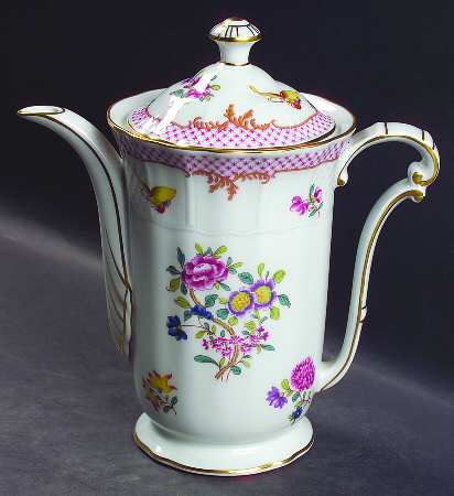 Compagnie Des Indes Red Coffee Pot & Lid