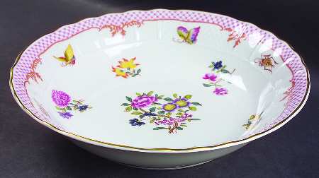 Compagnie Des Indes Red 9" Round Vegetable Bowl