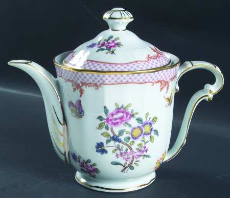 Compagnie Des Indes Red Teapot & Lid