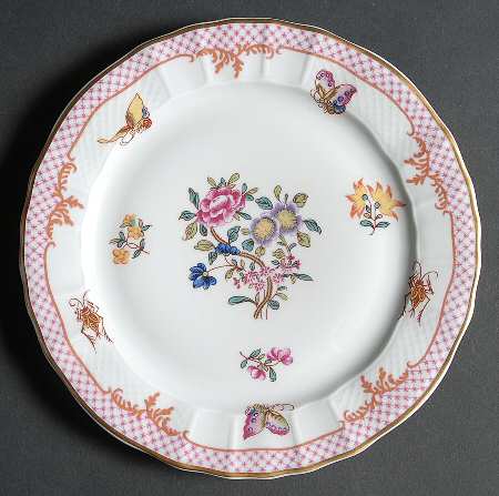 Compagnie Des Indes Red Salad Plate