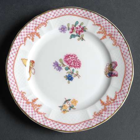 Compagnie Des Indes Red Bread & Butter Plate