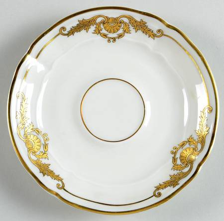 Coquille Saucer for Flat Demitasse Cup