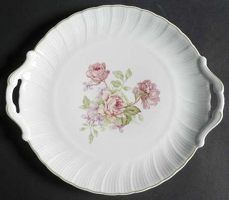 Eugenie De Montijo Handled Cake Plate