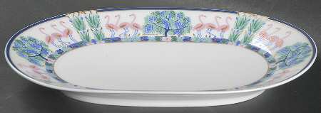 Flamants Roses Relish/Gravy Underplate