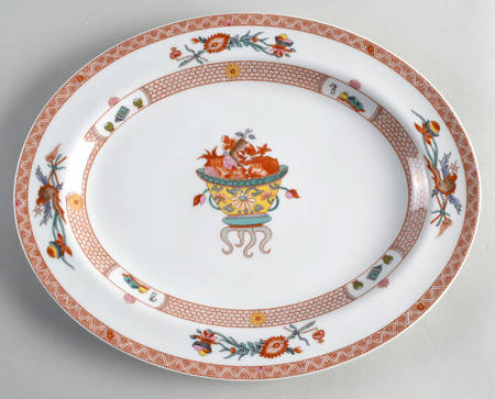 Fou Tcheou 13" Oval Serving Platter