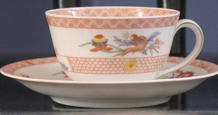 Fou Tcheou Footed Cup & Saucer Set