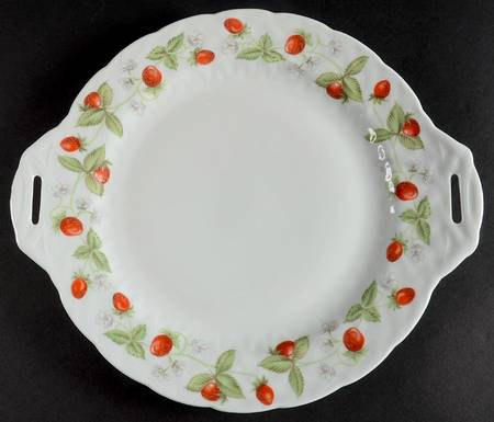 Frasiere Handled Cake Plate