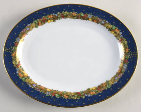 Frutti Fiori 11" Oval Serving Platter