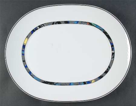 Galaxie 15" Oval Serving Platter