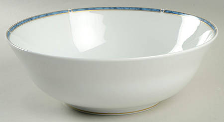 Gemme Bleu 10" Large Salad Serving Bowl by Bernardaud