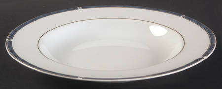 Gemme Bleu Rim Soup Bowl