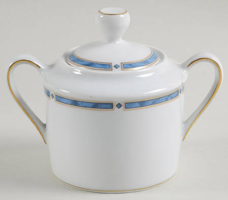 Gemme Bleu Sugar Bowl & Lid