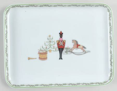 Grenadiers Rectangular Tray by Bernardaud