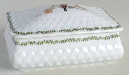 Grenadiers Trinket Box & Lid by Bernardaud