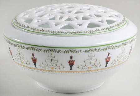 Grenadiers Centerpiece with Floral Arranger by Bernardaud
