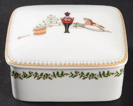 Grenadiers Square Box with Lid by Bernardaud