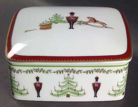Grenadiers Square Box with Lid by Bernardaud