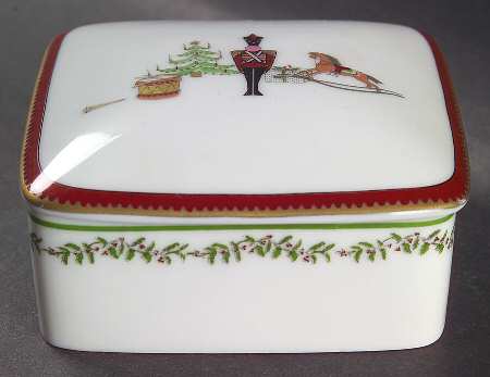 Grenadiers Square Box with Lid by Bernardaud
