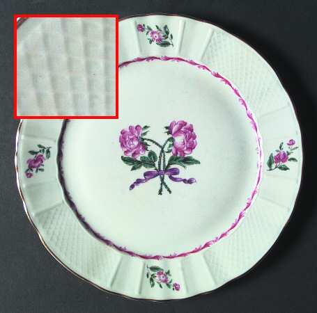 Hortense Pink (Gold Trim) Dinner Plate