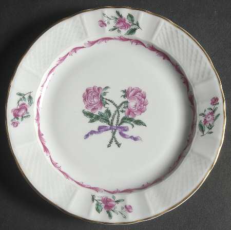 Hortense Pink (Gold Trim) Bread & Butter Plate