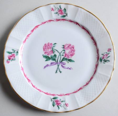 Hortense Pink (Gold Trim) Salad Plate